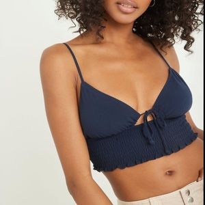 Urban outfitters keyhole bustier top